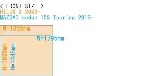 #HILUX X 2020- + MAZDA3 sedan 15S Touring 2019-